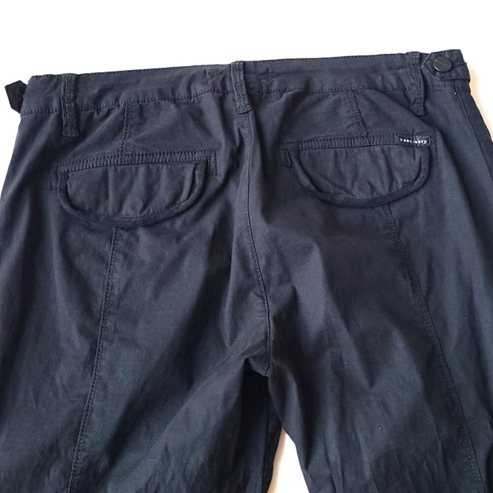 Sanctuary Capri Cargo Standard Rise Utility Black Pants Women's Size 28 - Picture 8 of 13
